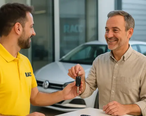 Socio del RACC recibe coche de sustitución.